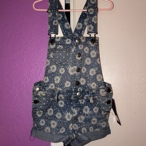 Girl jean jumpsuit
